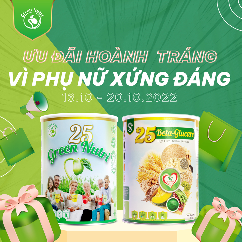 [Mừng 20.10] Ưu đãi hoành tráng – Vì phụ nữ xứng đáng