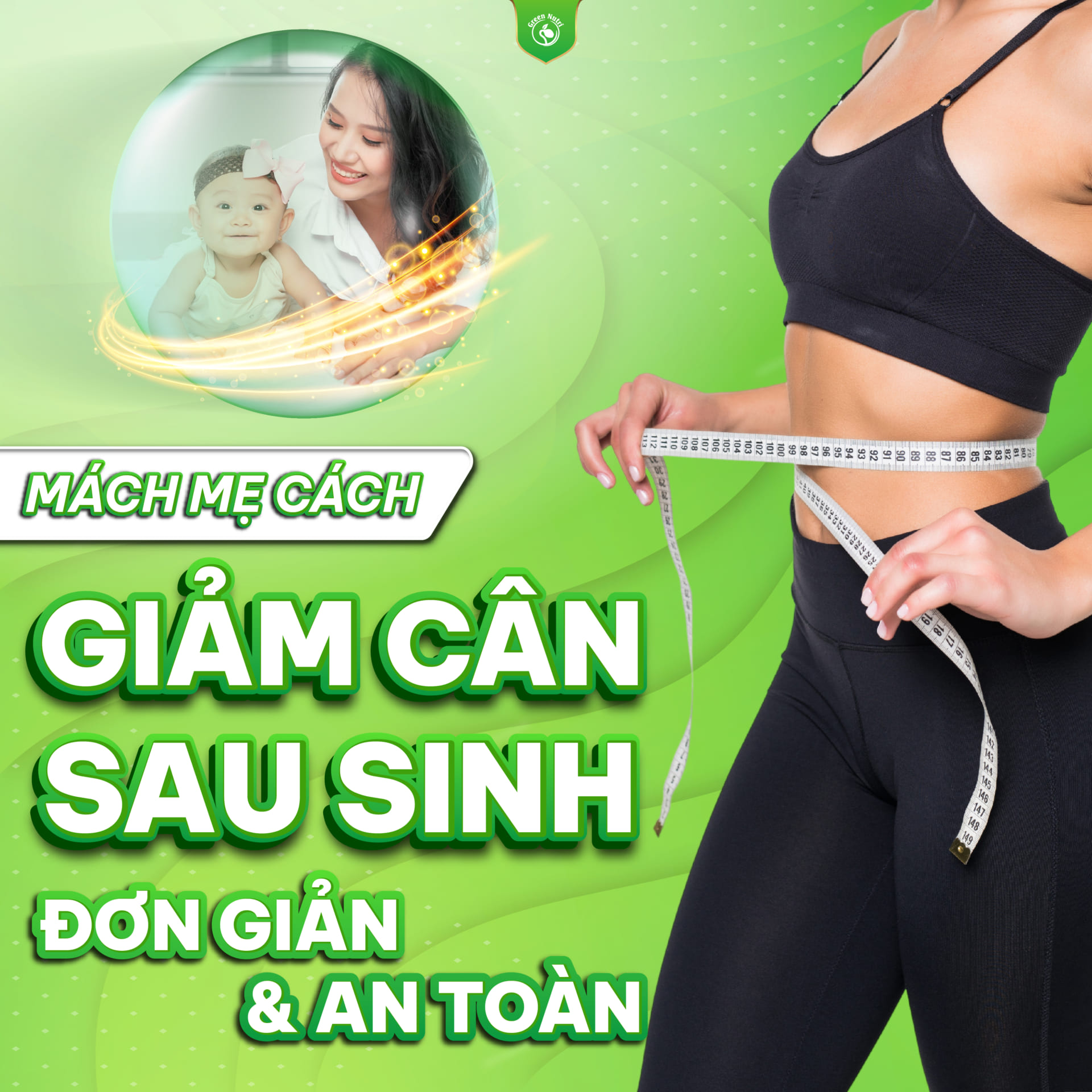 Mách mẹ cách giảm cân sau sinh đơn giản an toàn