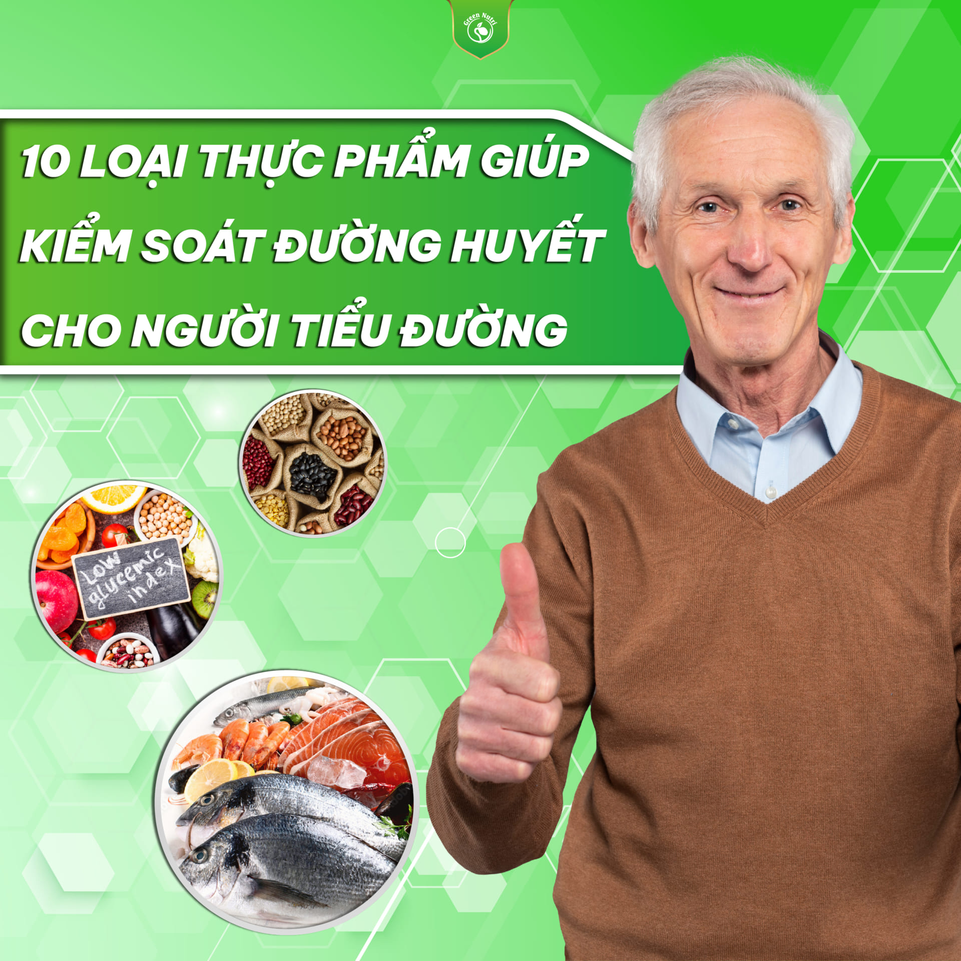 10 Loại thực phẩm giúp kiểm soát đường huyết khi tiểu đường