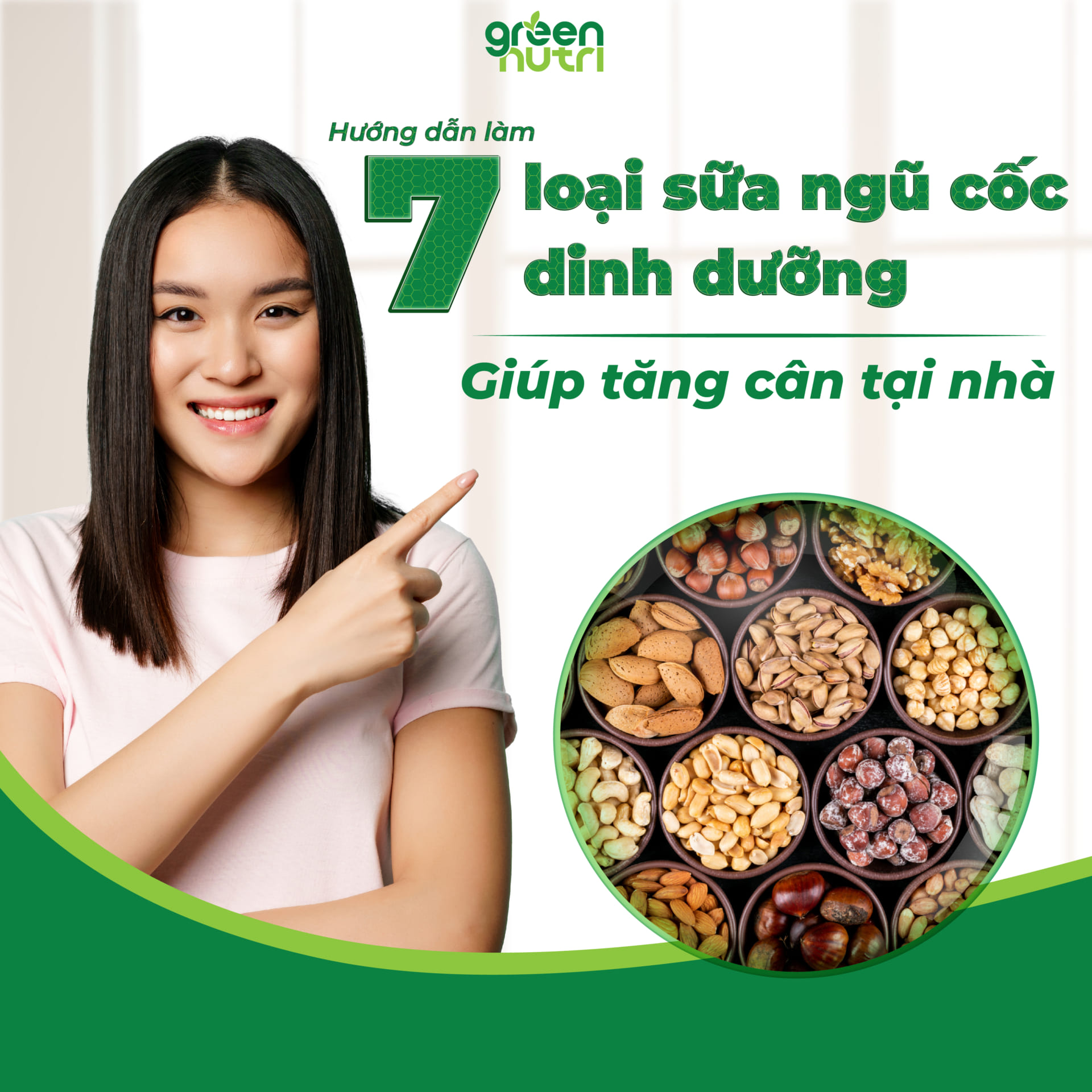 Hướng dẫn làm 7 loại sữa ngũ cốc dinh dưỡng giúp tăng cân tại nhà
