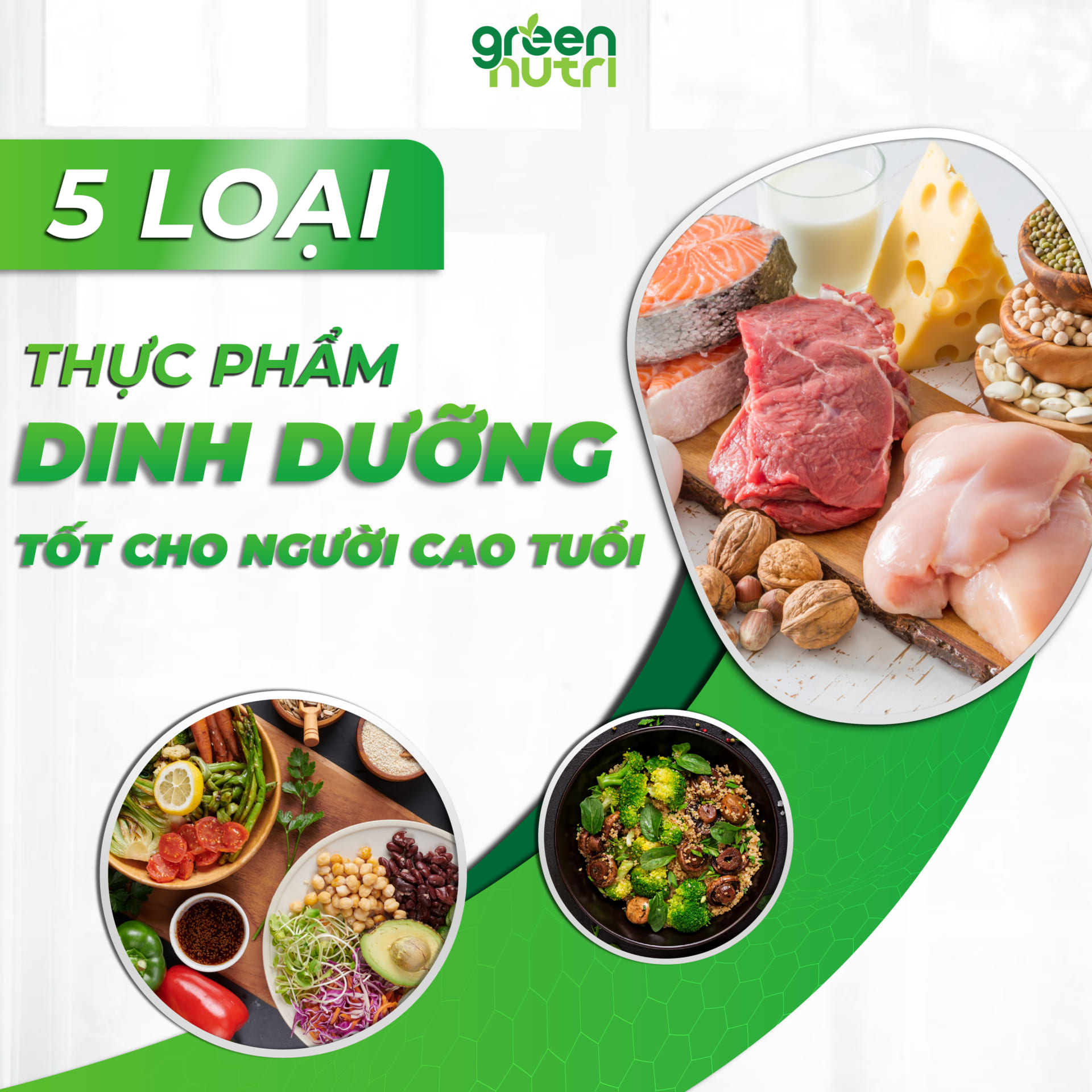 Gợi ý 5 loại thực phẩm dinh dưỡng tốt nhất cho người già
