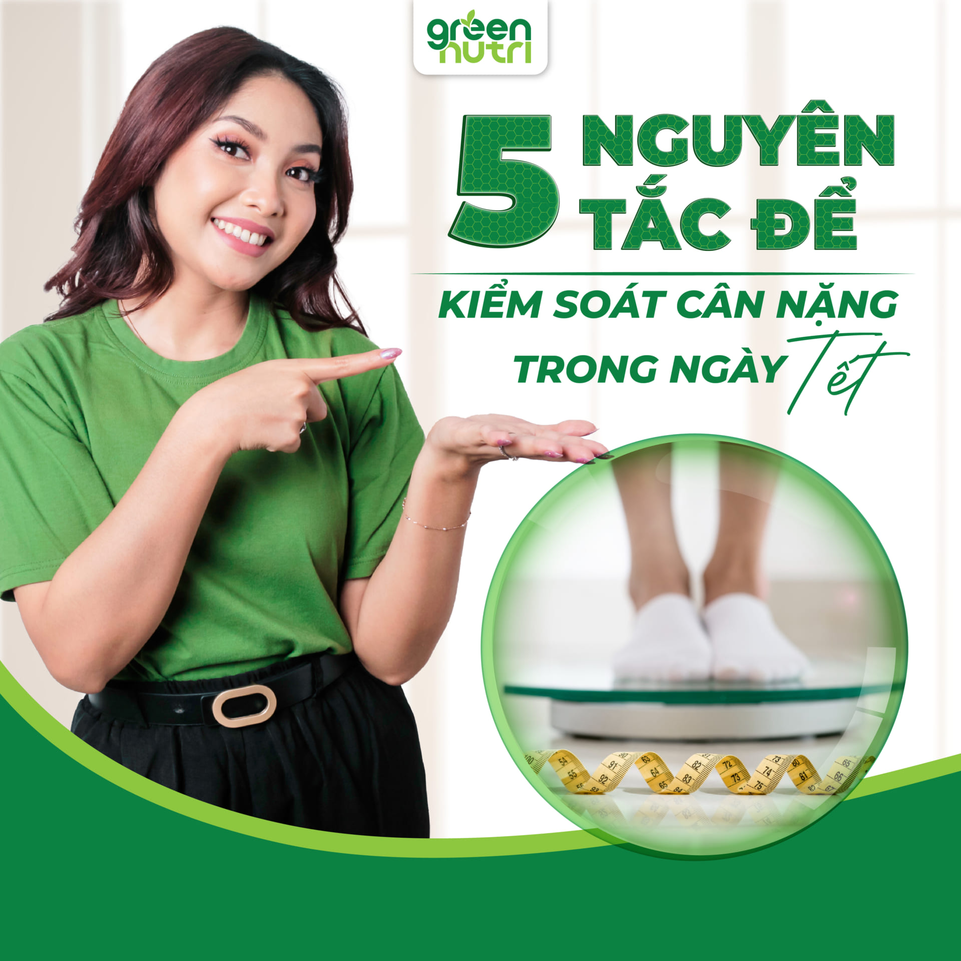 5 nguyên tắc để kiểm soát cân nặng trong mùa Tết
