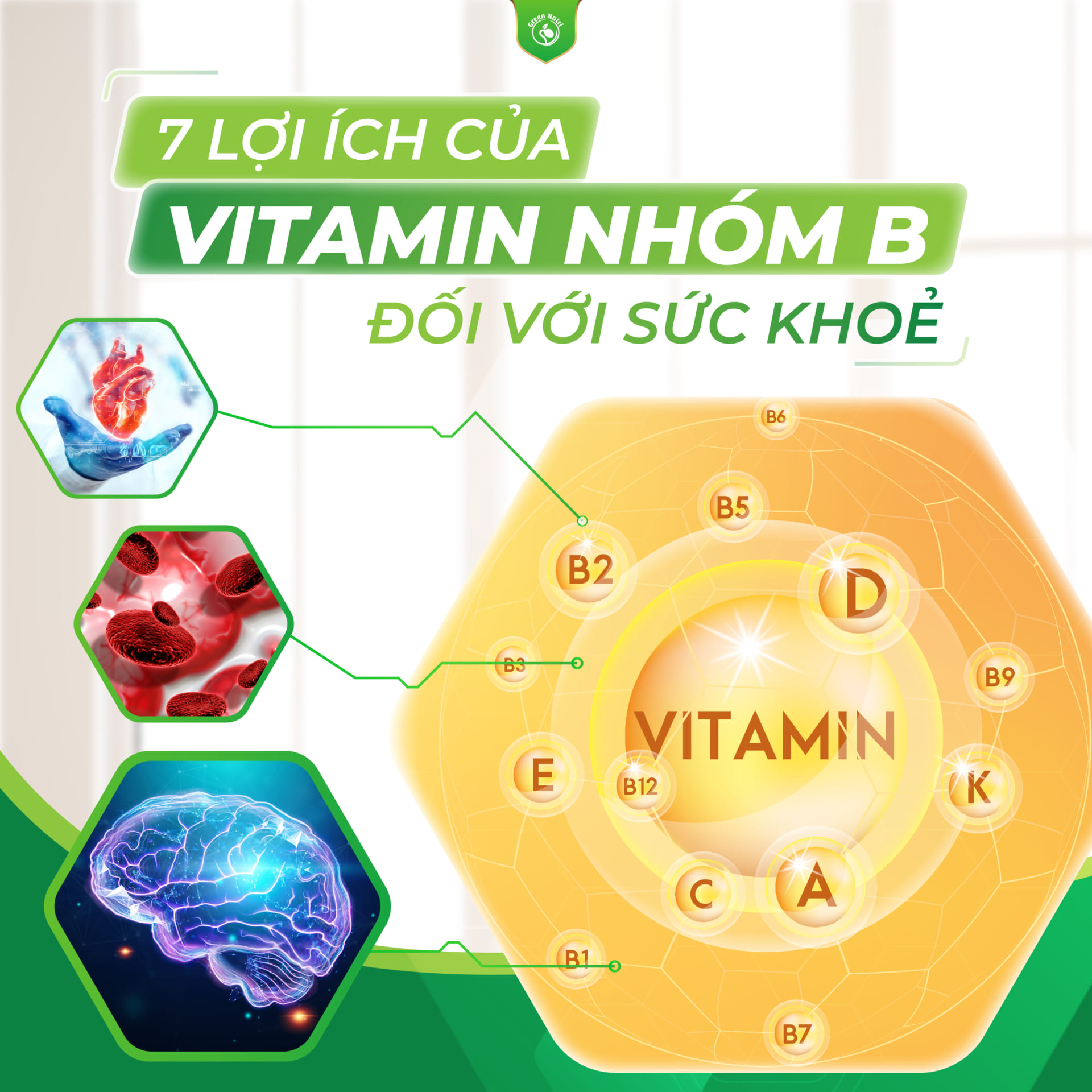 7 lợi ích của vitamin nhóm B đối với sức khỏe