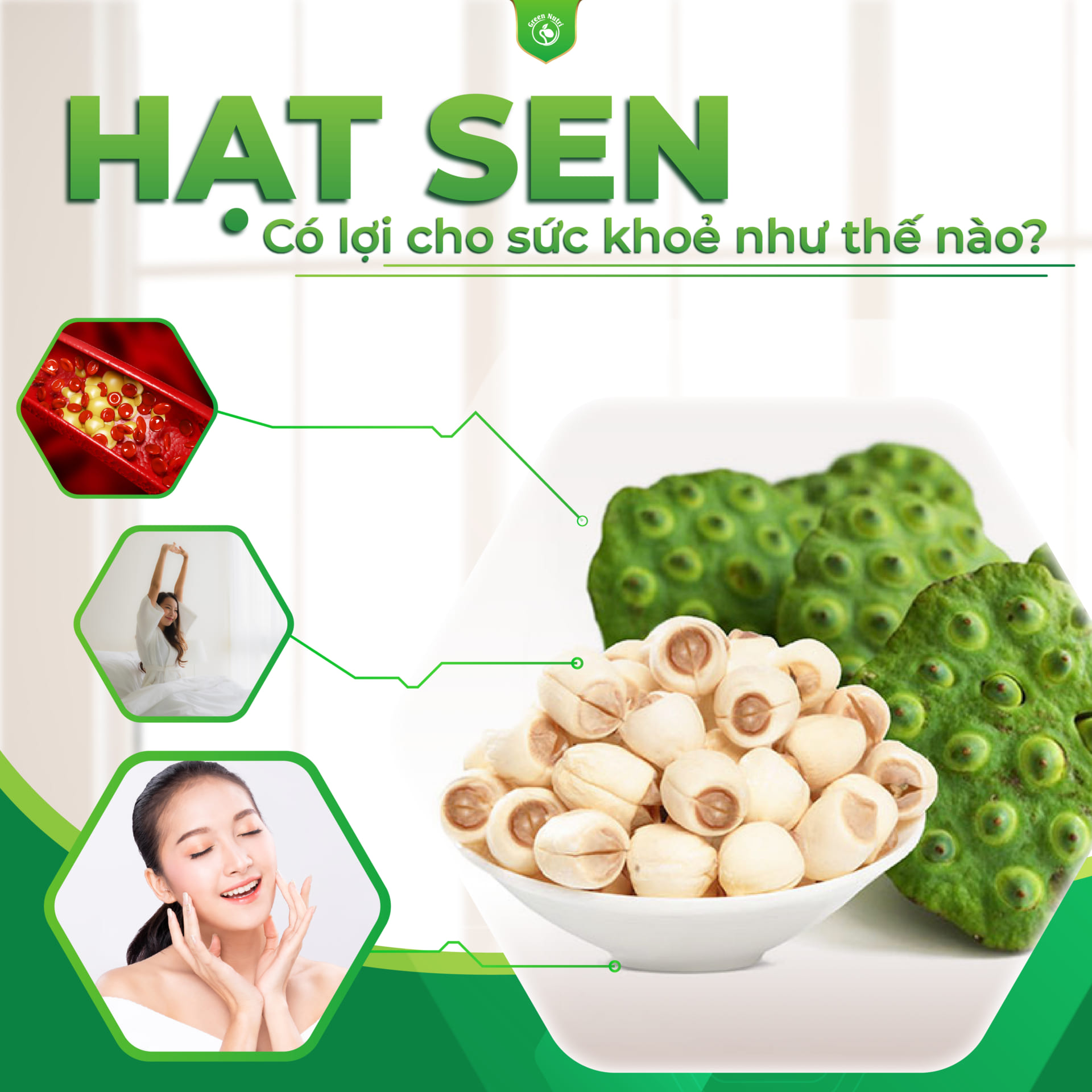 Ăn hạt sen có tác dụng gì cho sức khỏe?