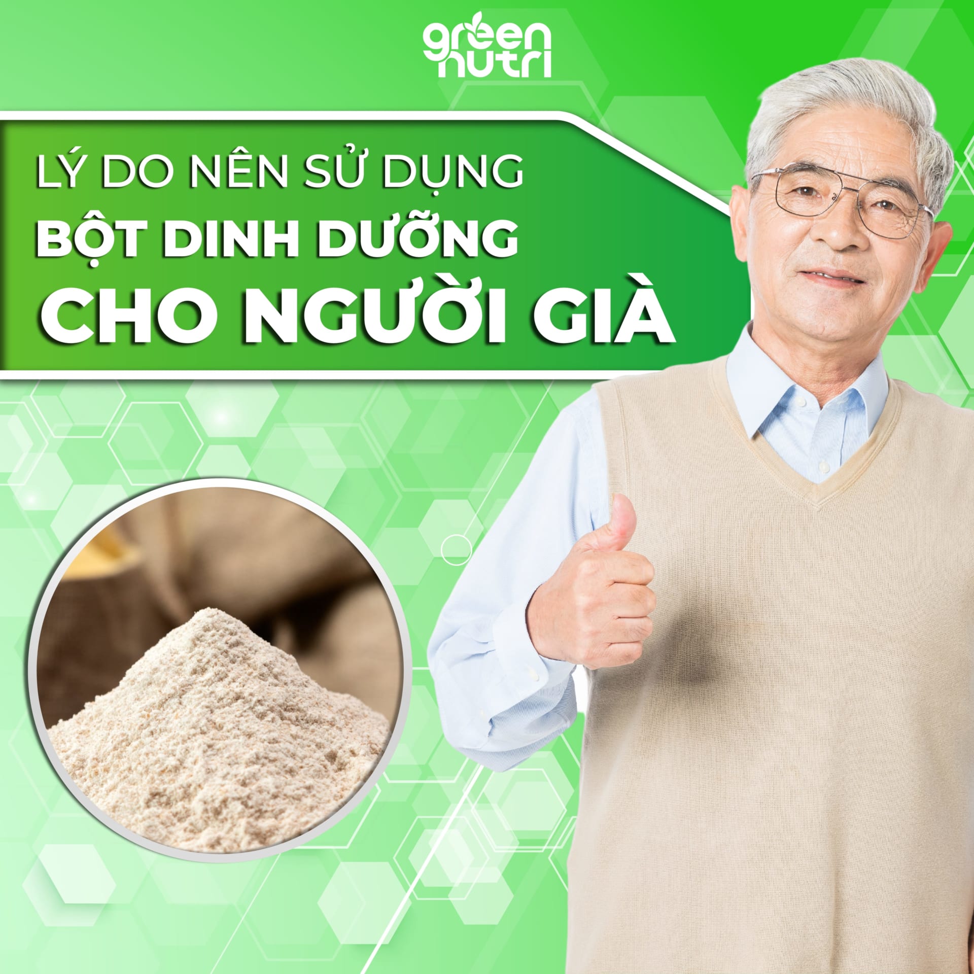 7 Lý do nên sử dụng bột dinh dưỡng cho người già