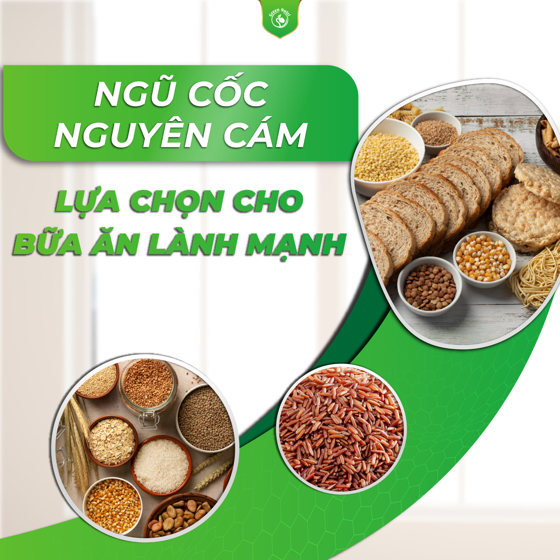 Ngũ cốc nguyên cám lựa chọn cho bữa ăn lành mạnh