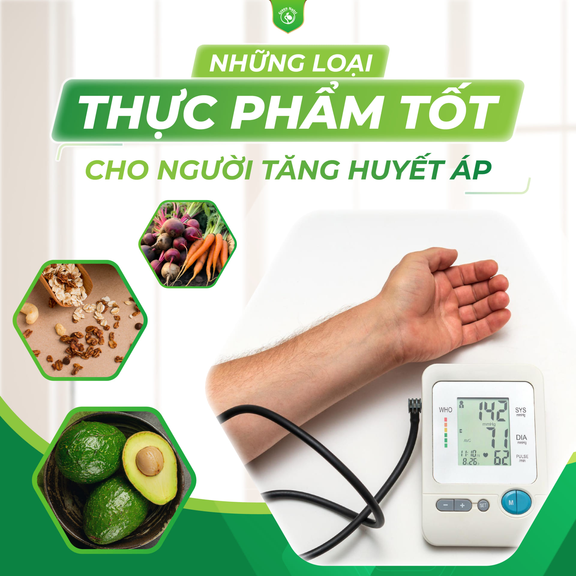 Những loại thực phẩm tốt cho người tăng huyết áp
