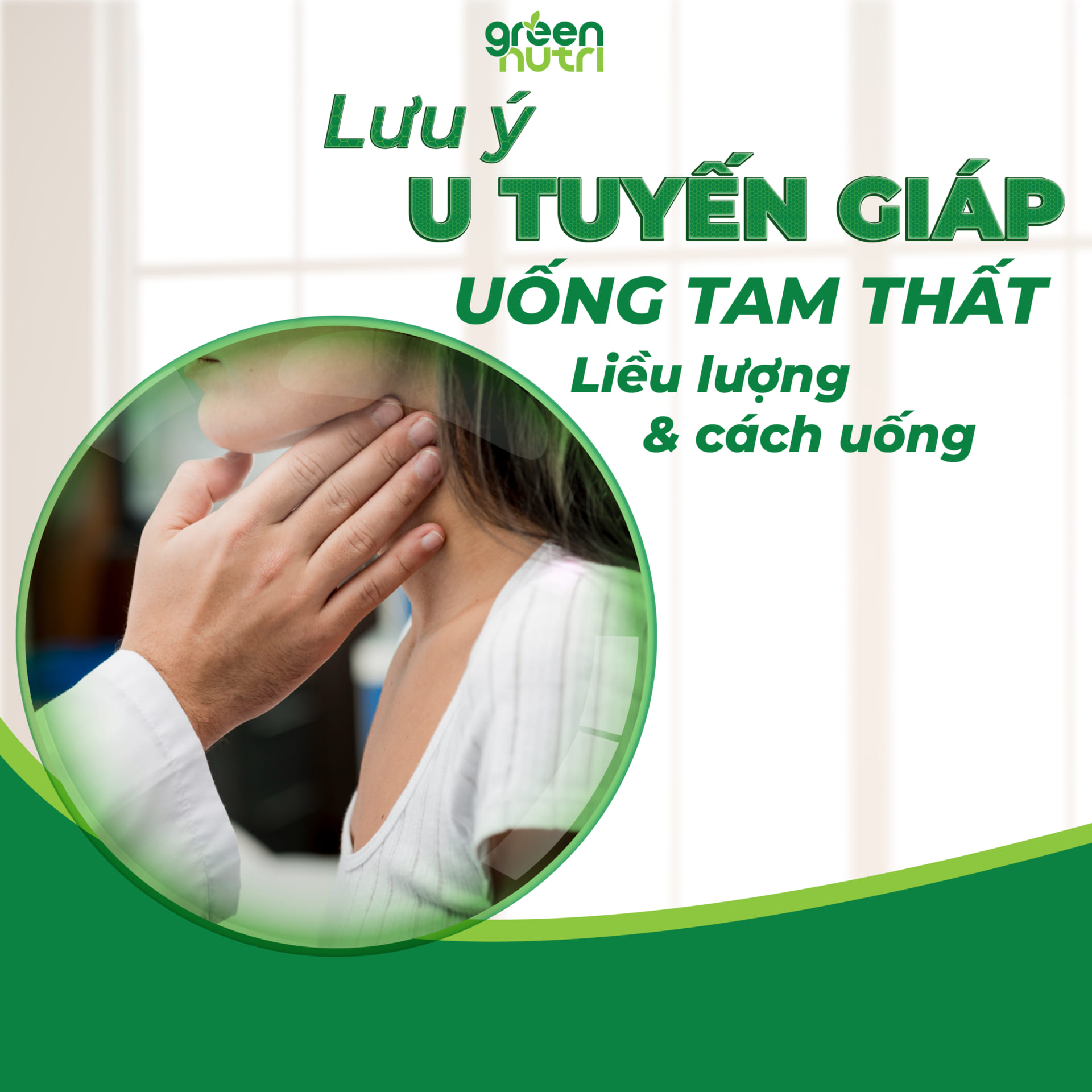 Lưu ý u tuyến giáp uống tam thất, liều lượng và cách uống